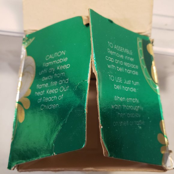 1978 AVON EMERALD BELL SWEET HONESTY COLOGNE 3.75 FL. OZ. - EMPTY - TRUE VINTAGE - Picture 7 of 16